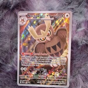 Noctowl Pokémon Card - Holographic